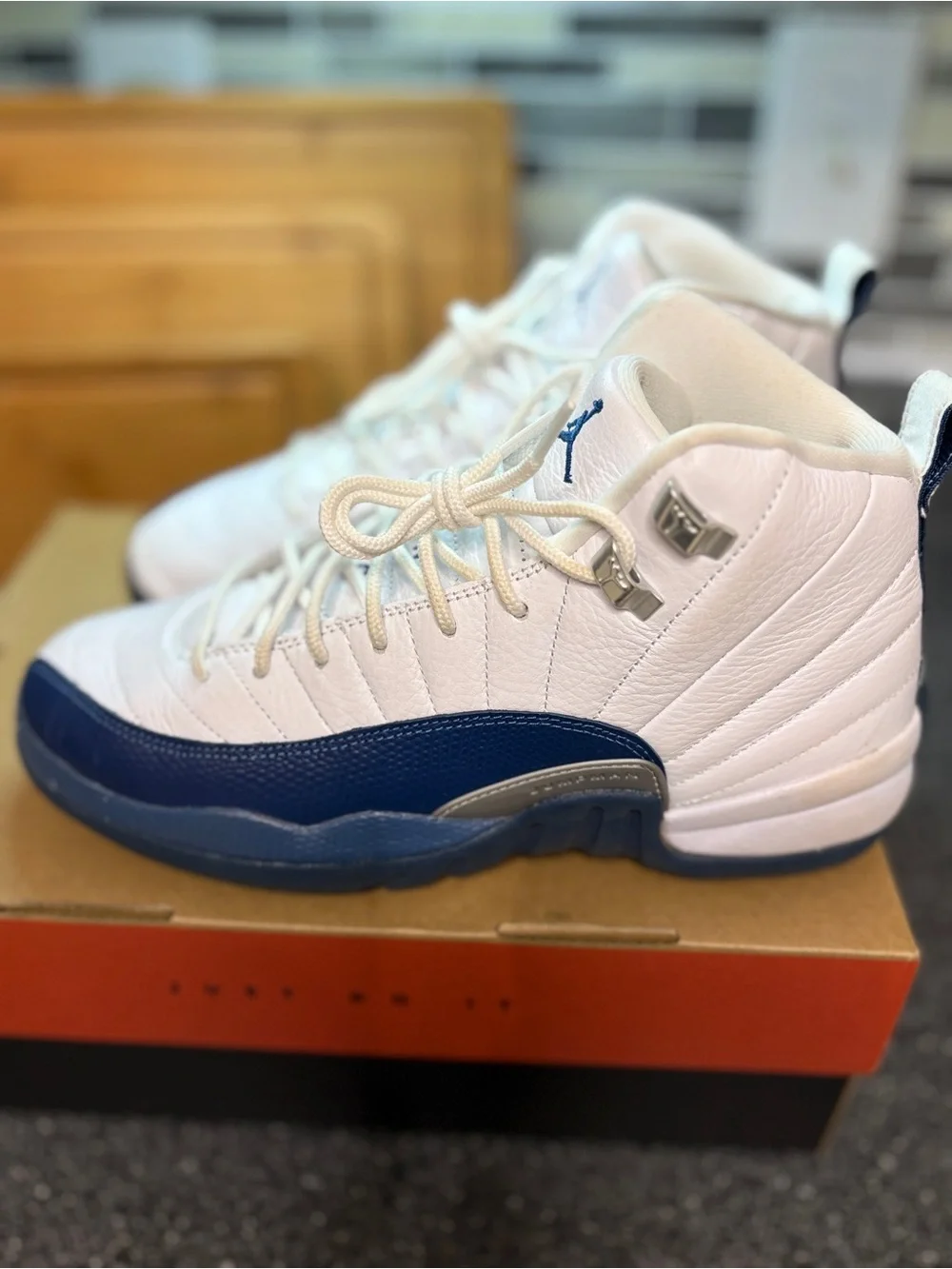 Jordan Retro 12 French Blue (Grade School)